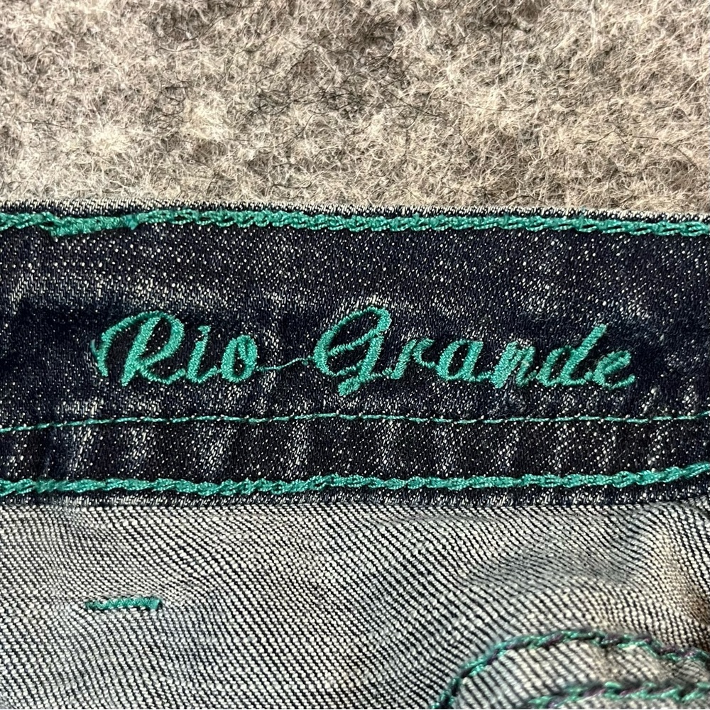 Cowgirl Tuff Co Embroidered Bootcut Jeans Size 24x35 Stretch Western Cowgirl Y2K - Picture 11 of 16